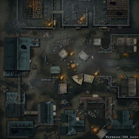 DM_Andy, City Slums 40x40