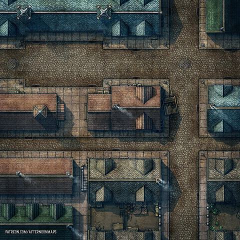 AfternoonMaps, City Streets 30x30 (запасной вариант)