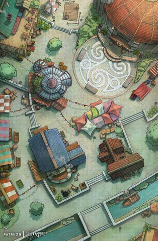 Adventurers Alley (DarkestMaps) 58x38