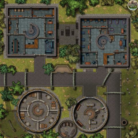 Tower District (MasterMaps), уровень 1, 40x40